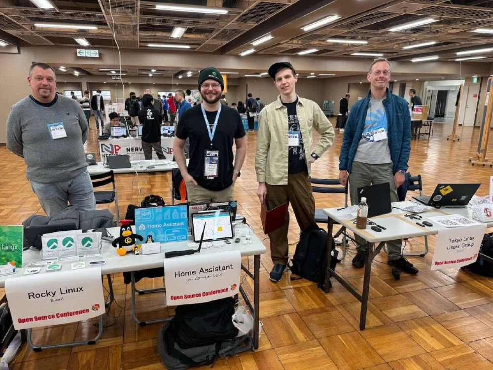 The TLUG booth at Open Source Conference 2025 Fall
